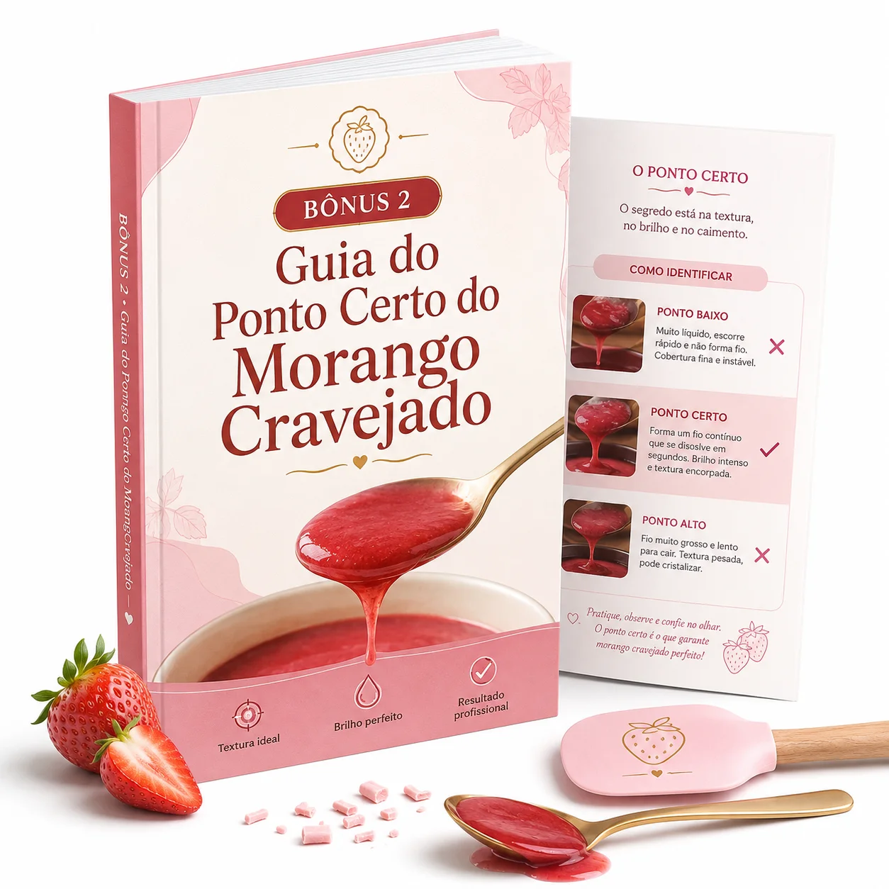 Mockup Bônus #2 — Guia do Ponto Certo do Morango Cravejado